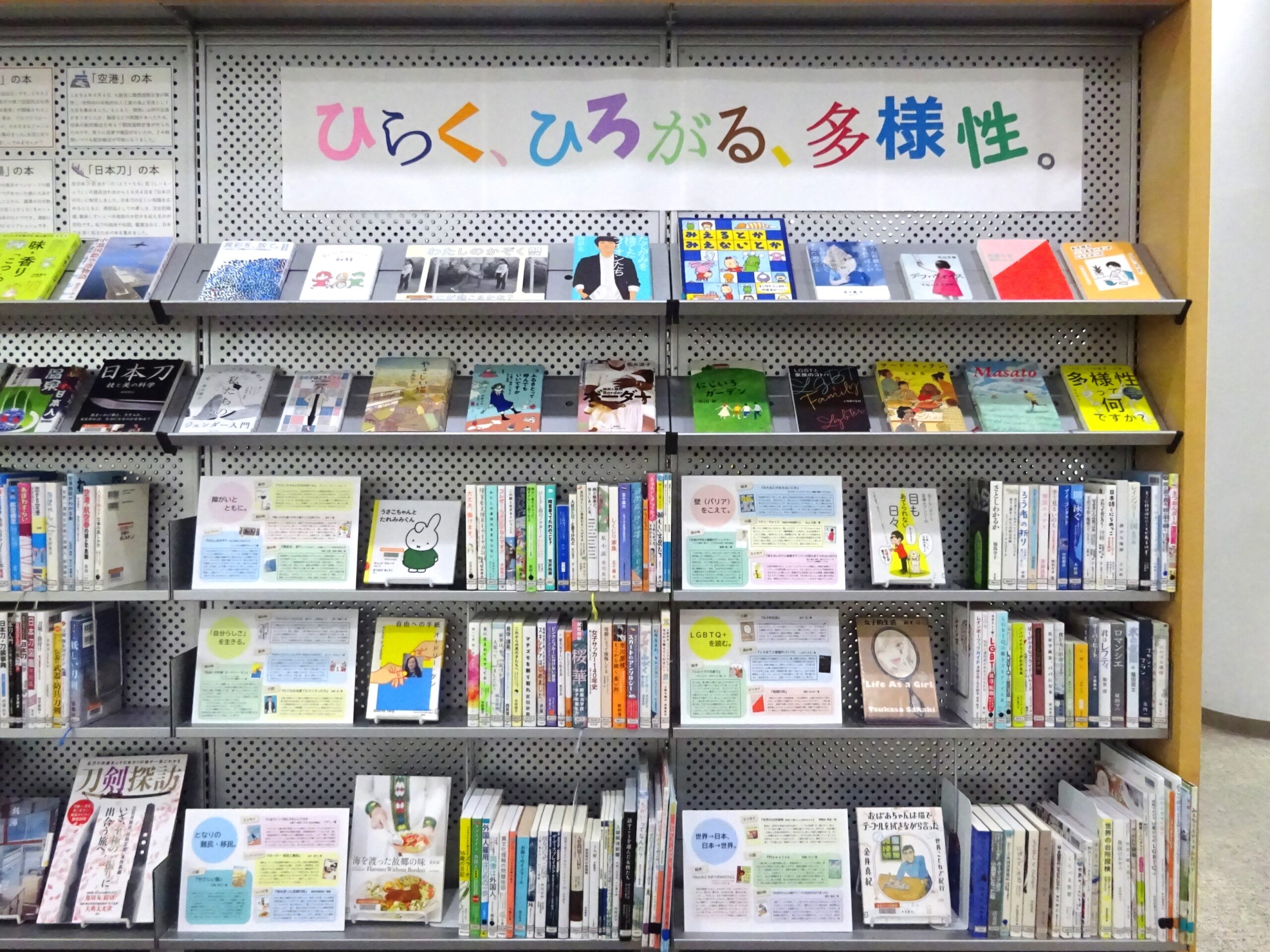 コーナー9「ひらく、ひろがる、多様性。」コーナー全景